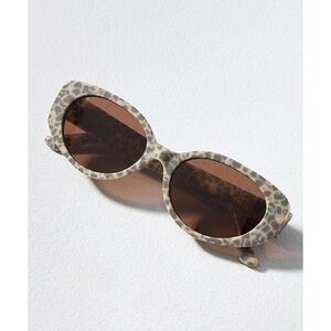 ✨ NWOT I-SEA x Anthropologie Marley Sunglasses, Animal Print